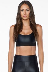 Koral Active Black Sweeper Versatility Bra Top