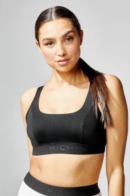 Michi Black Match Sports Bra