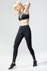 Michi Black Moto Zip Legging