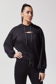 Michi Black Splice Hoodie